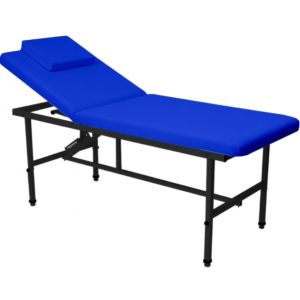 Стол стационарный косметологический MassMaster 1 (190х70 см) с регулировкой высоты синий